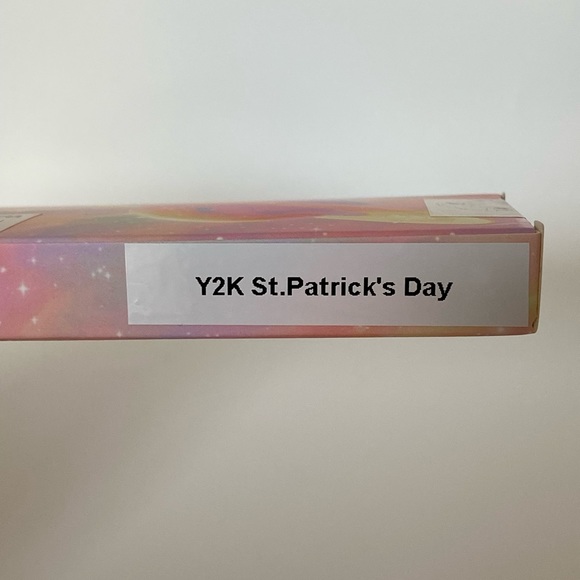 Handmade press on nails. Long coffin shape. StPatrick’s day. 20 nails. 10 sizes - Picture 3 of 16